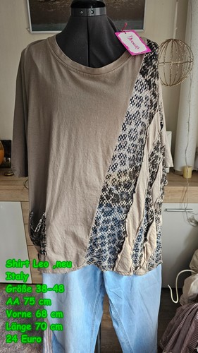 Shirt mit leo netz - mit, netz,
