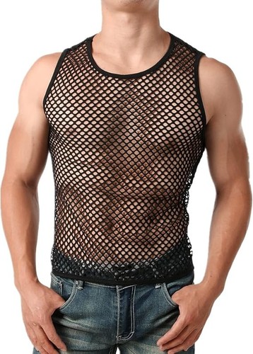 Herren unterhemd netzstruktur - herren,