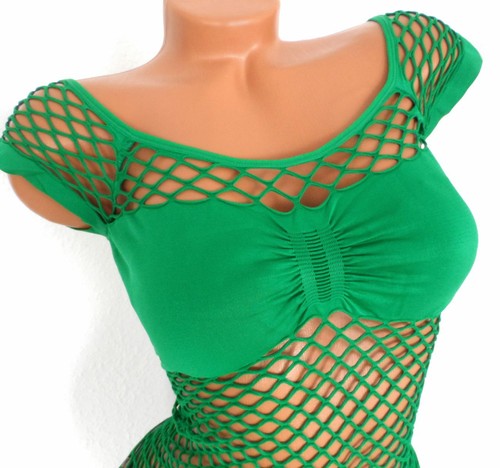 Damen netzshirt mit bustier - netzshirt,