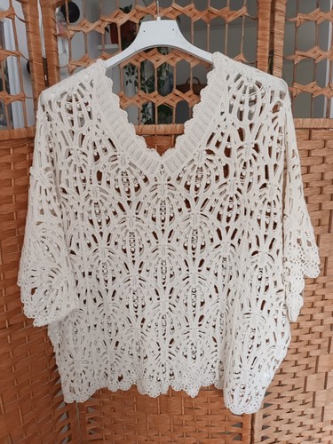 Damen-Häkelshirt*Überwurf*Ne