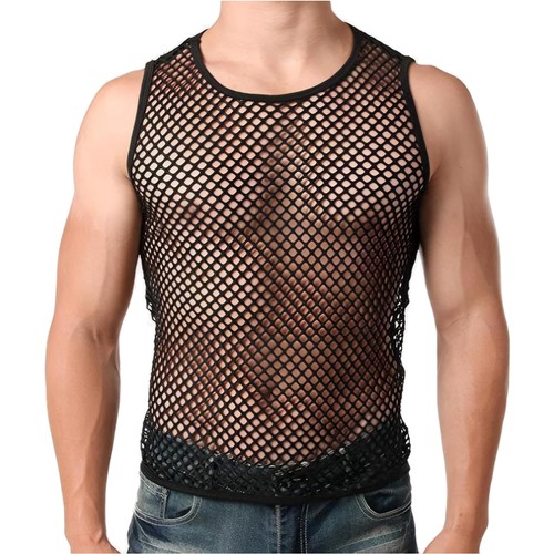 Herren netzshirt mesh tank - herren,