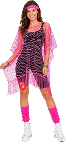 Damen rosa netzshirt - rosa,