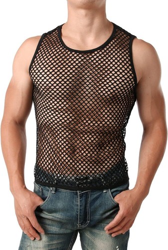 Herren unterhemd netzstruktur - herren,