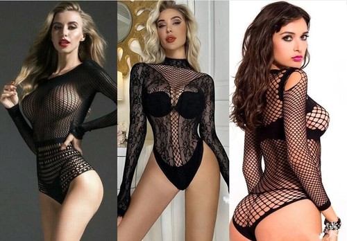Damen sexy body netzshirt - sexy,