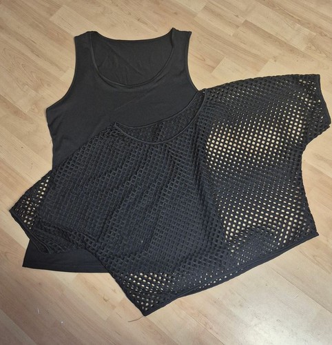 Damen top set schwarz - 2,