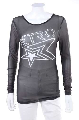 Retro jeans longsleeve shirt - retro,